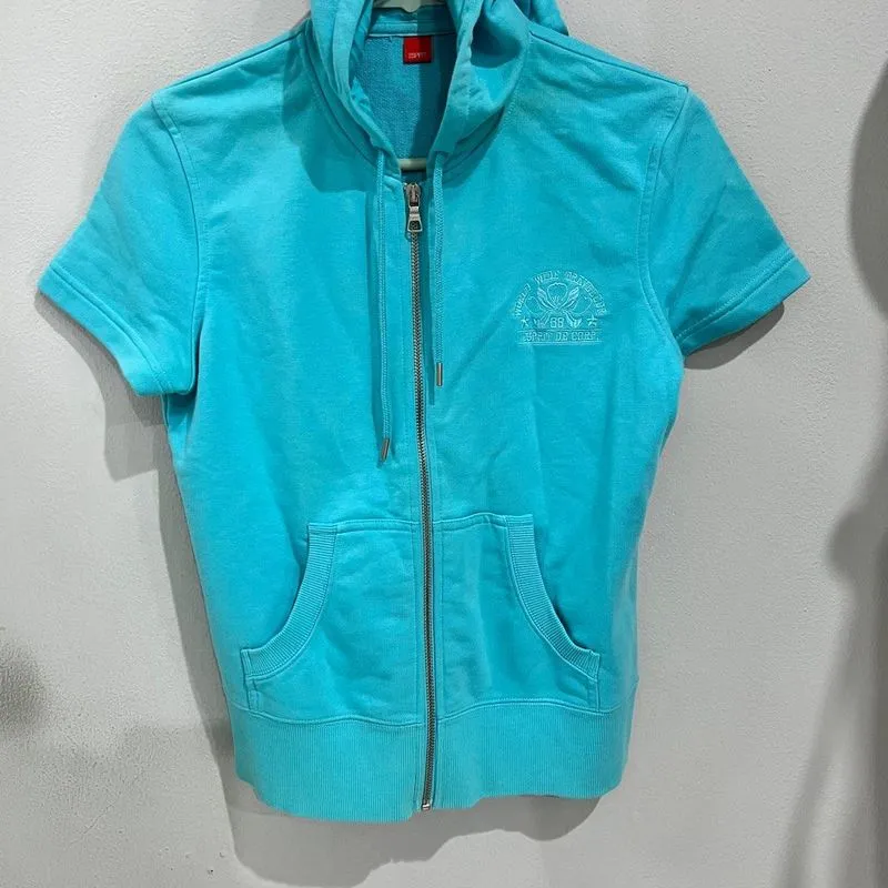 Esprit Blue Hoodie Jacket size M photo 1