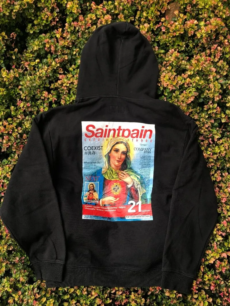 Saint Pain Jesus Art Heavyweight Hoodie photo 1
