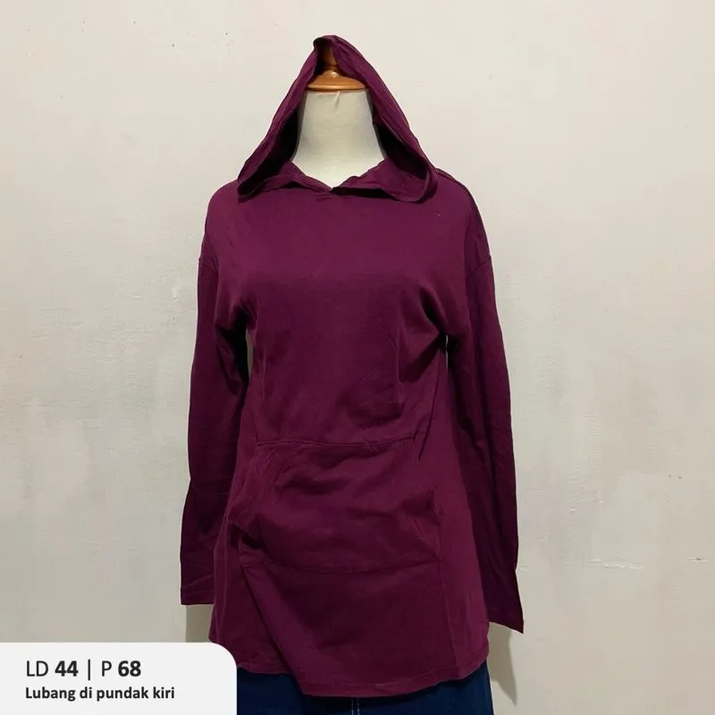 Burgundy Hoodie photo 1