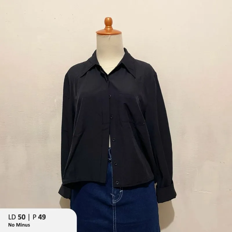 Black Crop Shirt photo 1