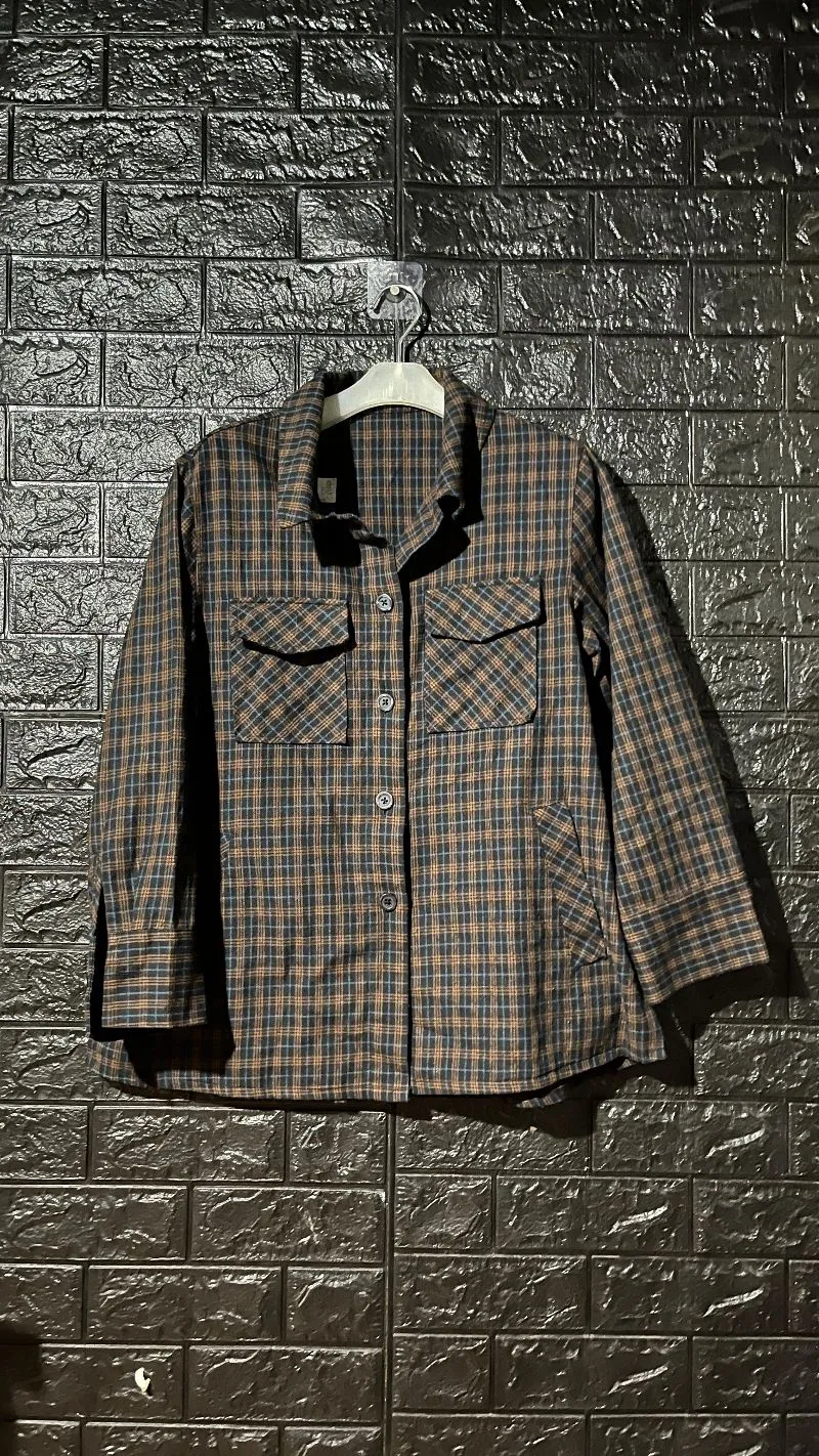 Preloved Outer Kemeja Flanel Oversize Unisex photo 1