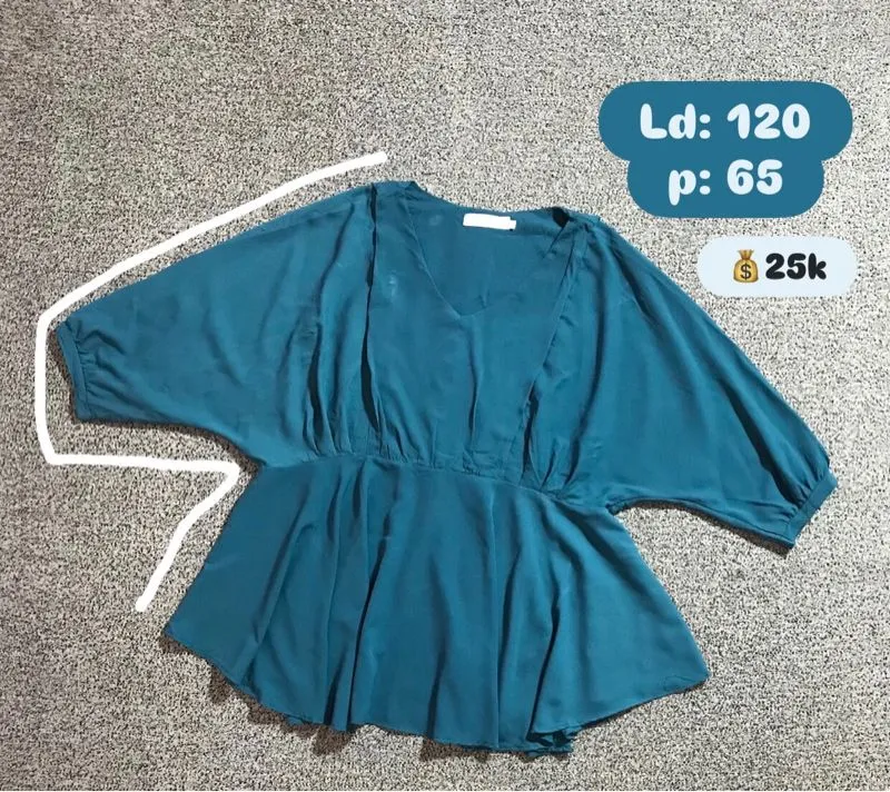 blouse batwing tosca plus size photo 1