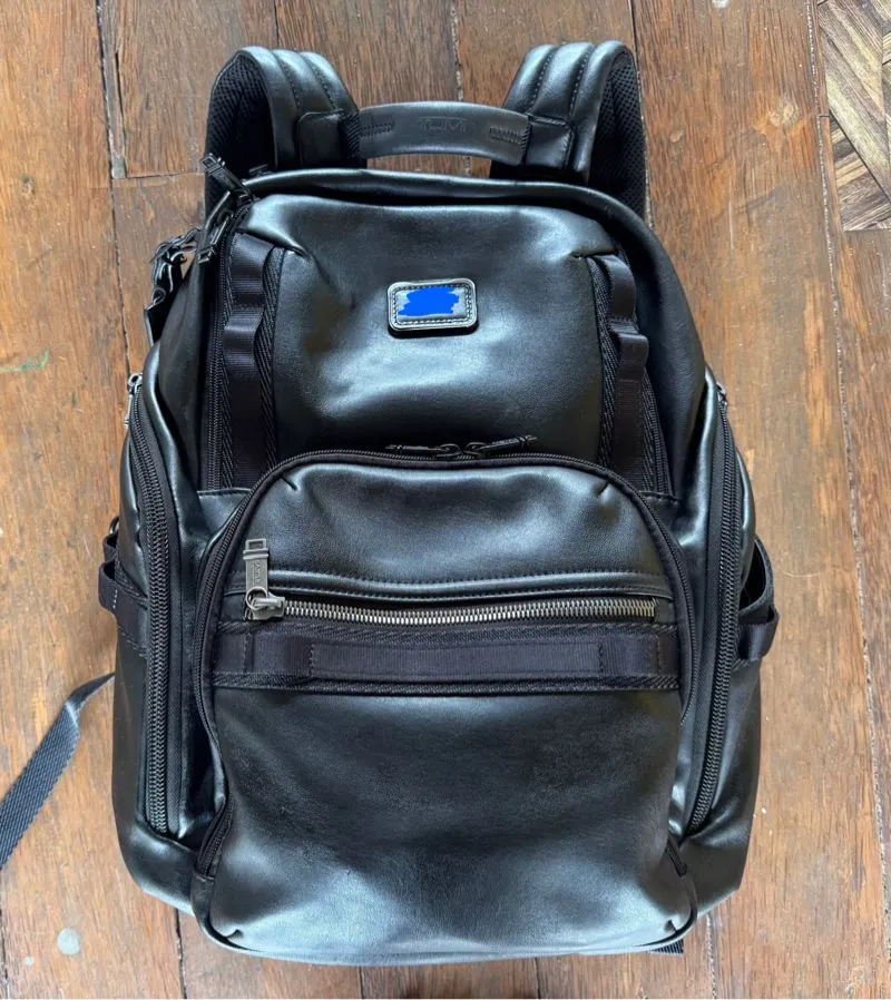TUMI leather Search ORI Backpack tas pria navigation photo 1