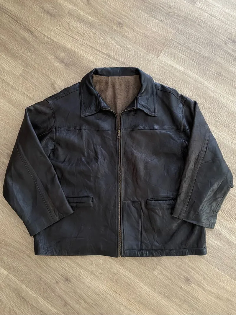 VINTAGE DETROIT/WORK JAKET | CASUAL KERAH DAUN photo 1