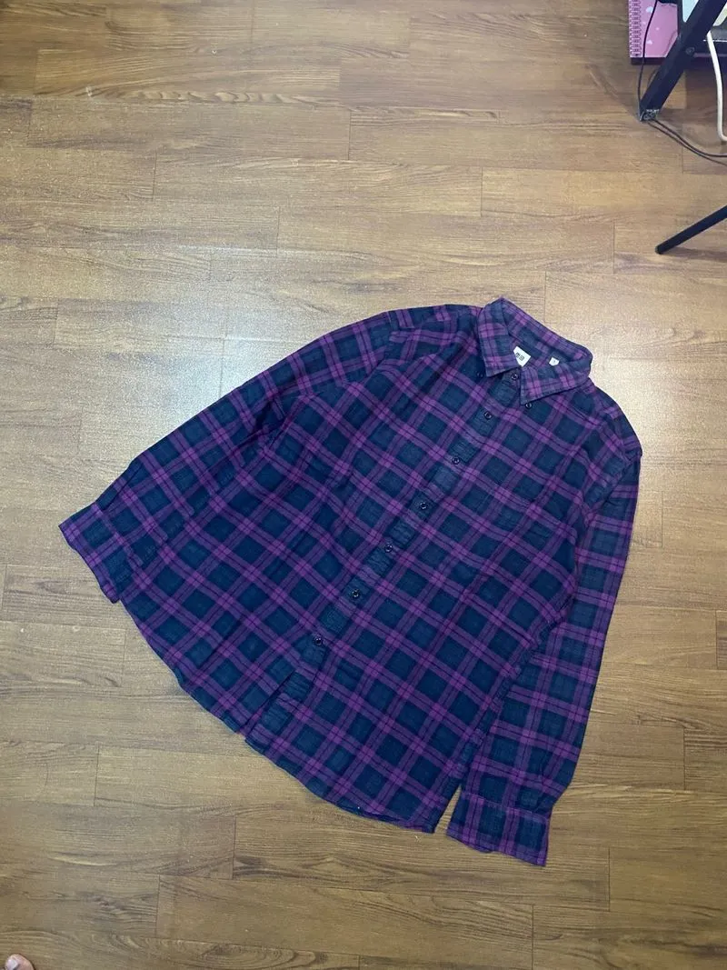 Kemeja Flanel uniqlo 7 mantab photo 1