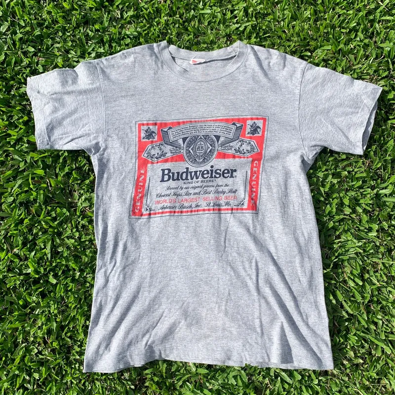 Vintage Y2K T-shirt Pria gray photo 1