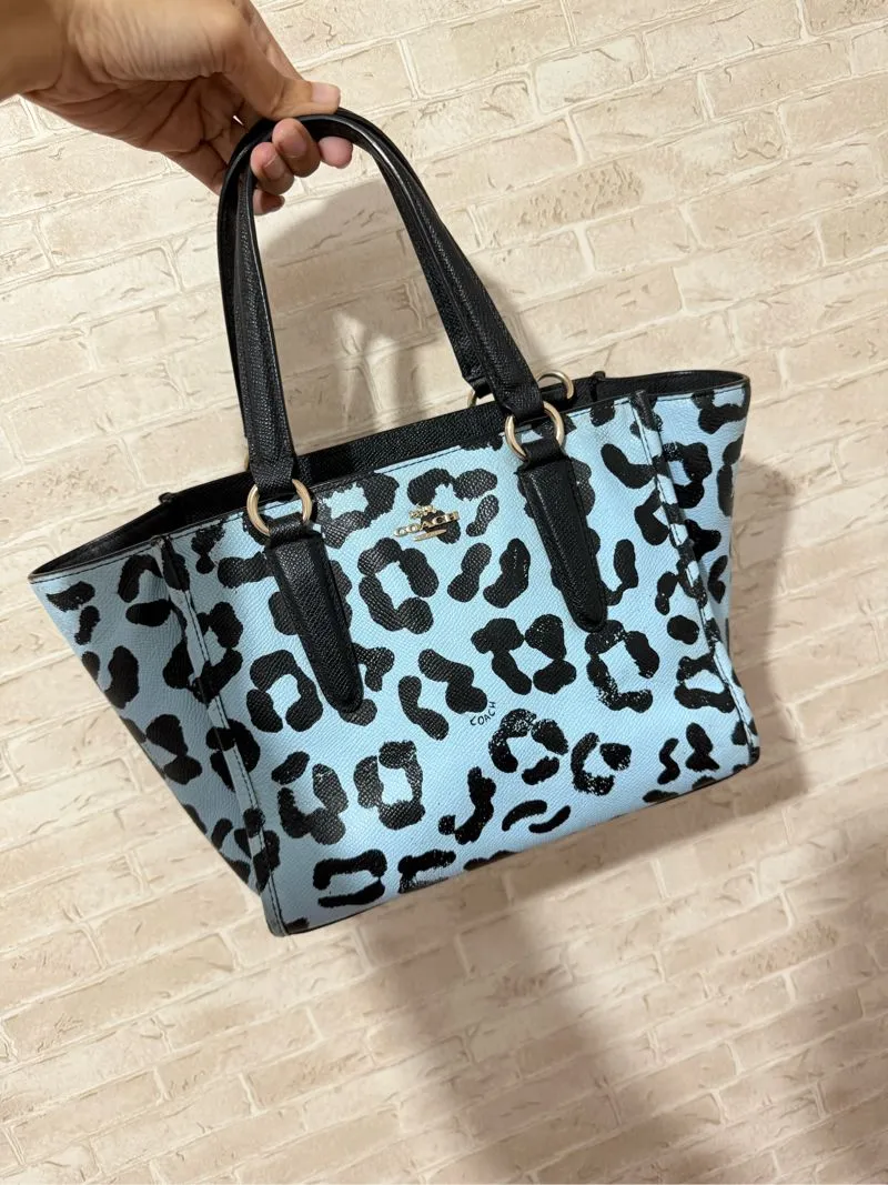 Coach Leather Print Leopard photo 1