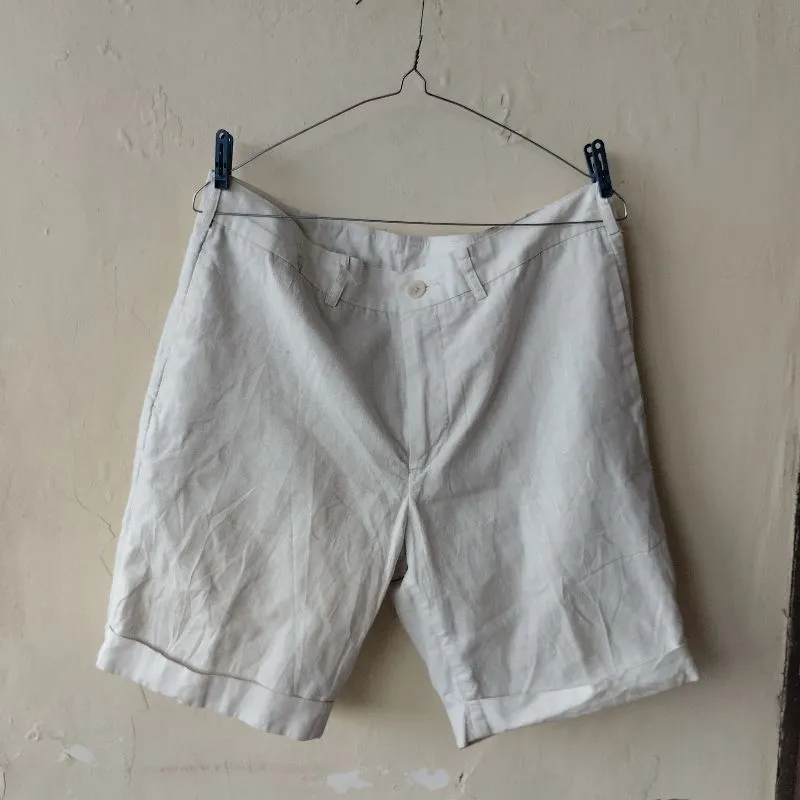 Short pants Gu white Original photo 1