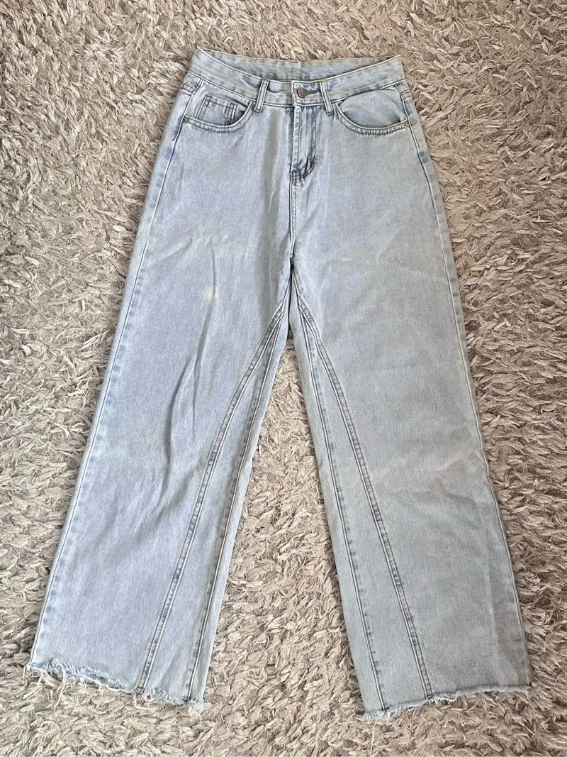 wide leg jeans no brand photo 1
