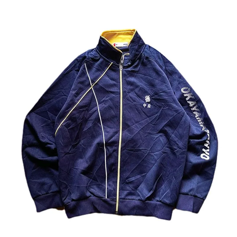 Japanese brand Grunge Indie Track jacket Pria navy photo 1