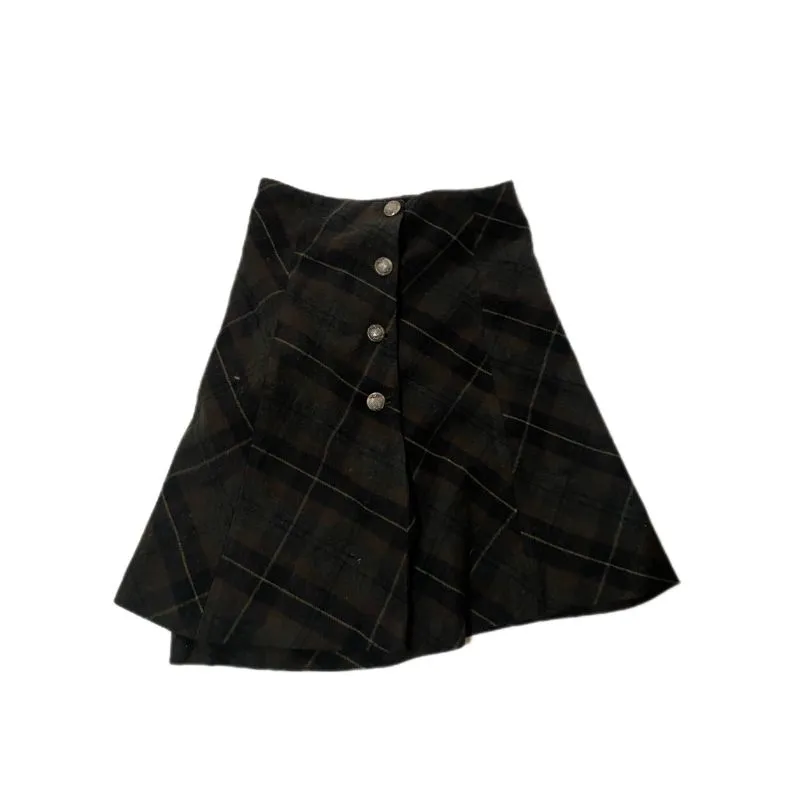 Tartan Suede Skirt photo 1