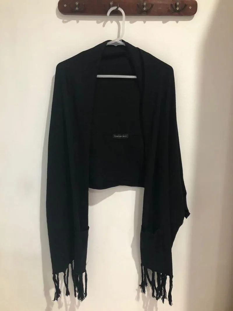 Black Fringe Cardigan (Free Size) photo 1