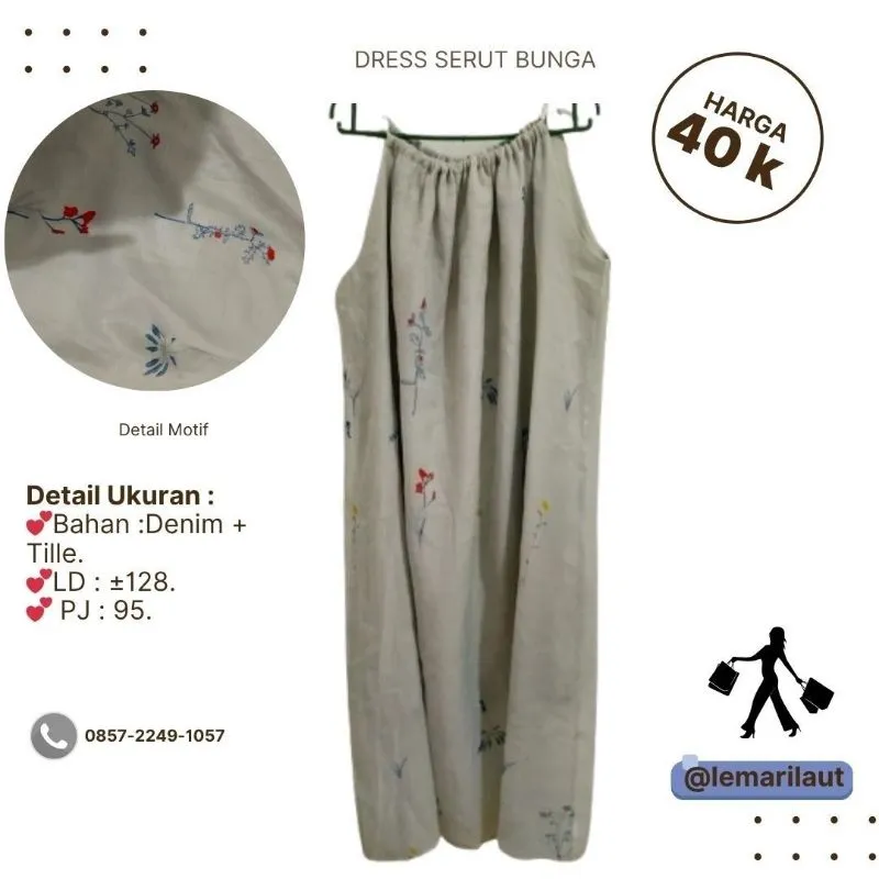 Dress kutung serut jumbo photo 1