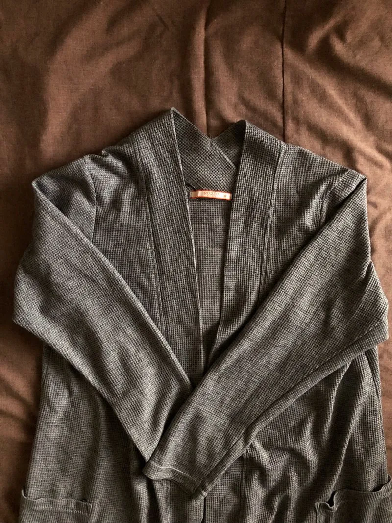 redeo grey cardigan  photo 1
