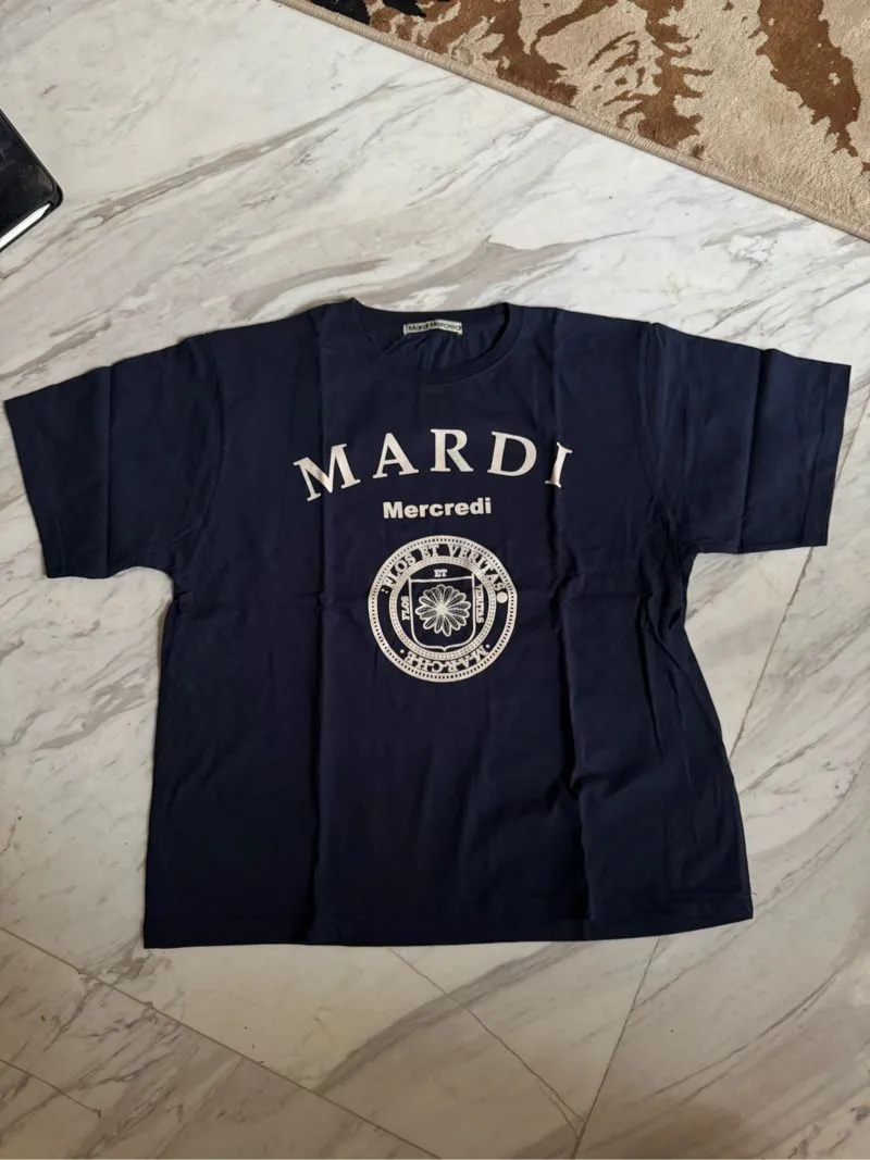 Kaos Mardi Mecerdi Navy photo 1