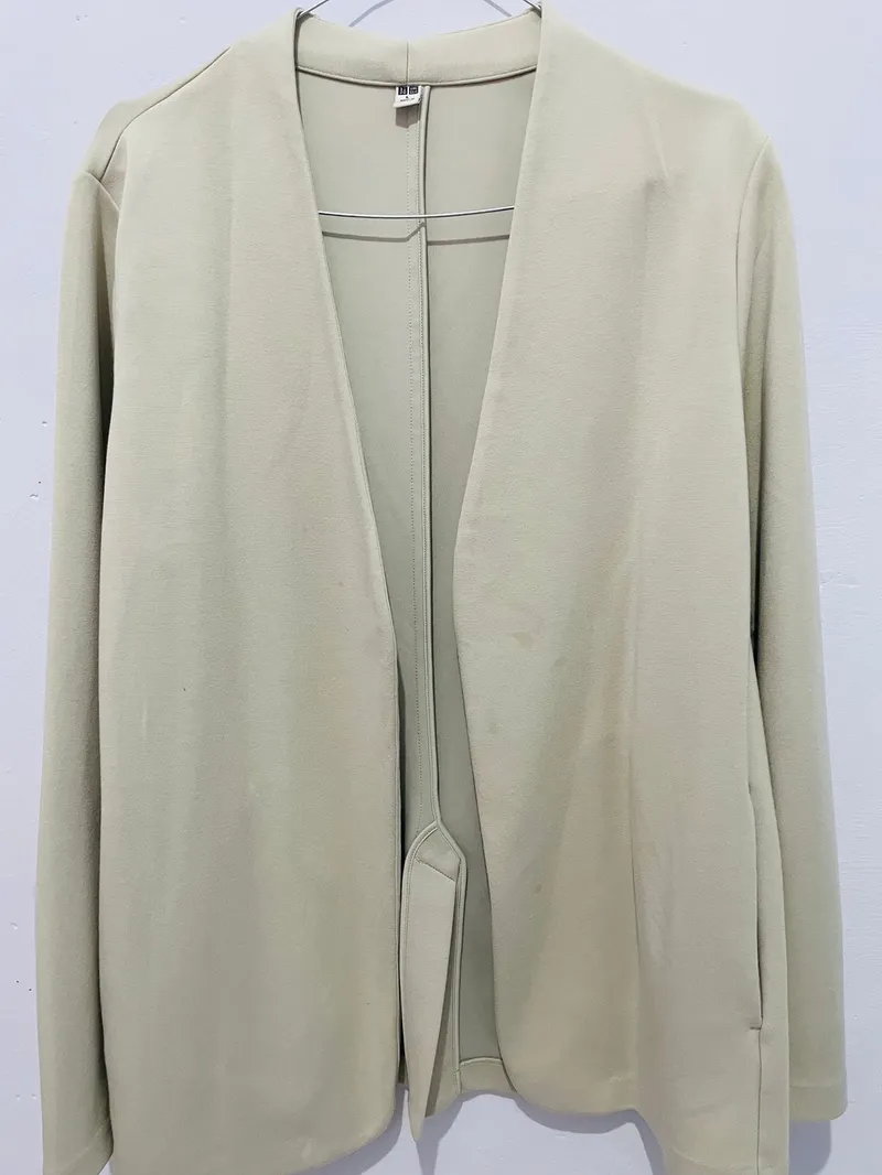 Uniqlo Reworked Blazer Wanita khaki Preloved