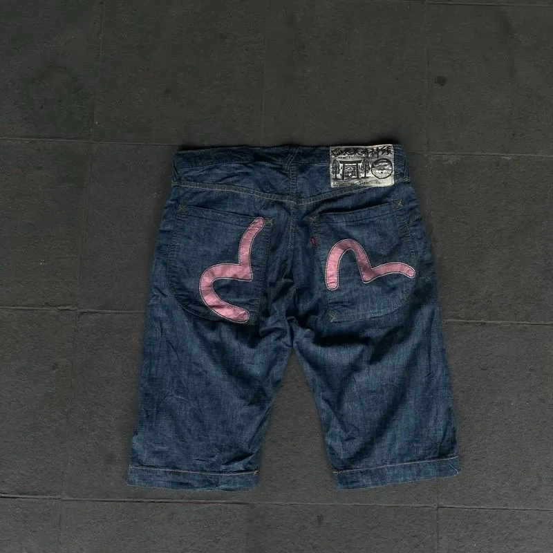 Evisu Casual Short Pria blue photo 1