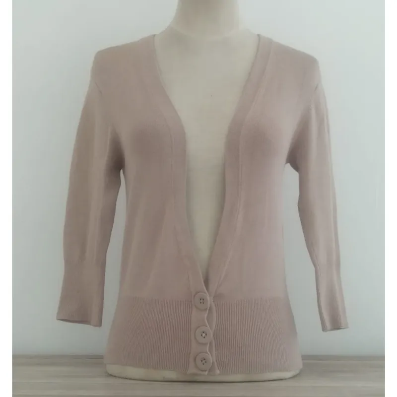 Coquette Casual Cardigan Wanita cream photo 1