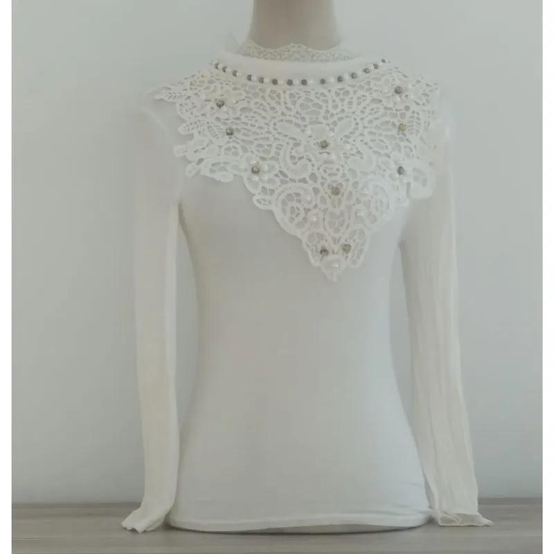 Lolita Casual Blouse Wanita white photo 1