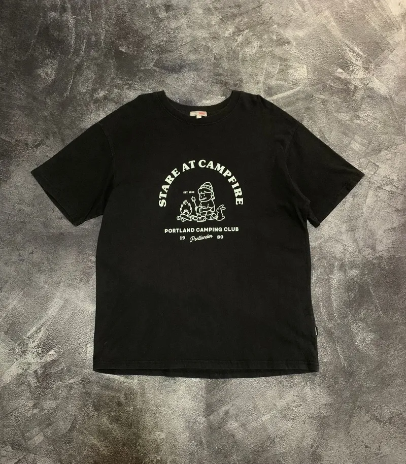 Spao Sportswear T-shirt Pria white black photo 1