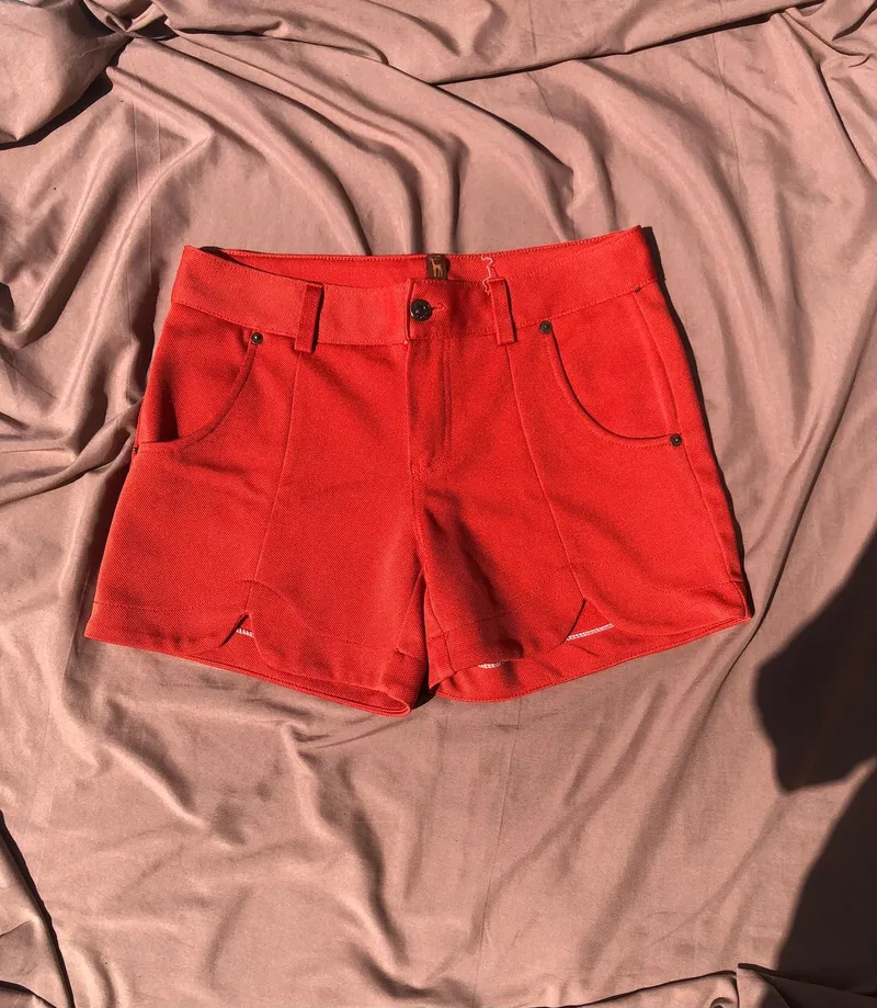 Casual Short Wanita orange photo 1