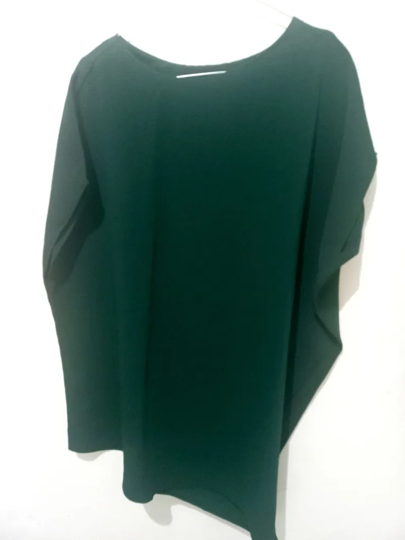 Casual Blouse Wanita green photo 1