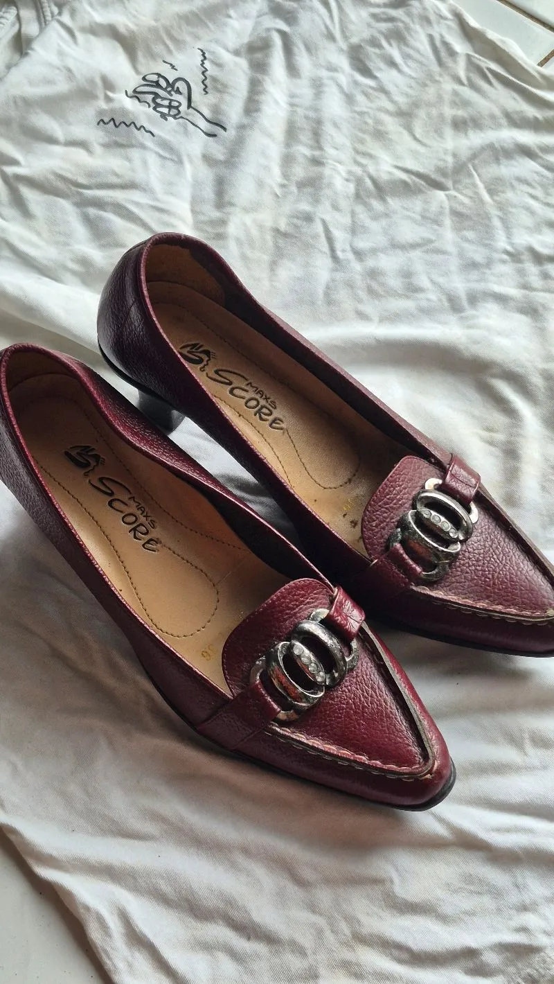 Heels Wanita Maroon photo 1