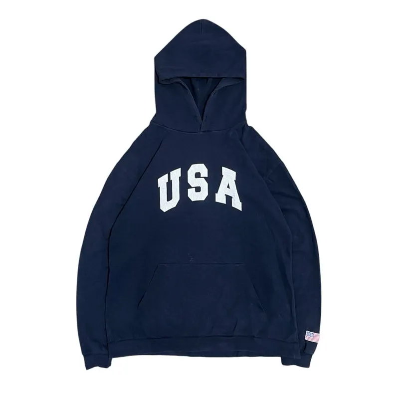 Hoodie Vintage “USA” Navy Boxyfit photo 1