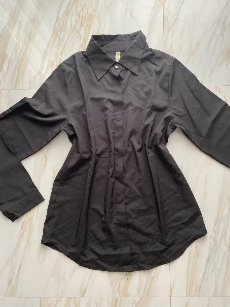Kemeja Basic Black Shirt  photo 1