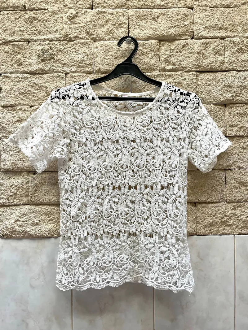 Casual Shirt Wanita white photo 1