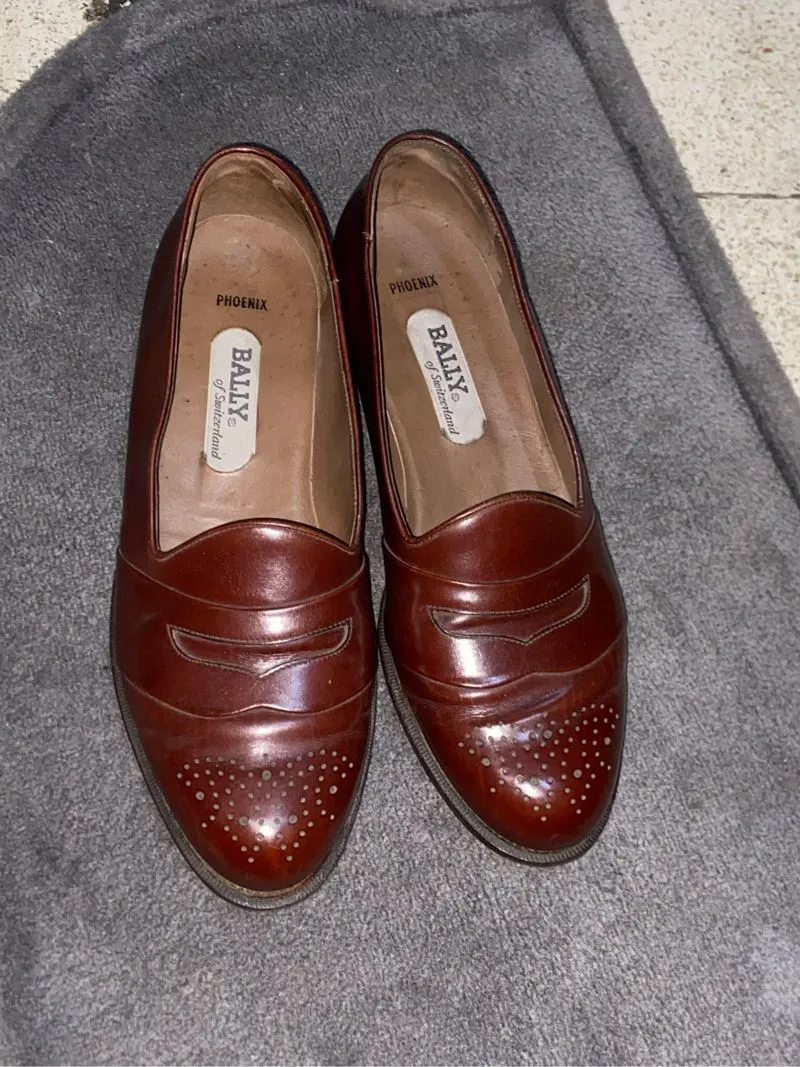 Red Bally Loafers  photo 1