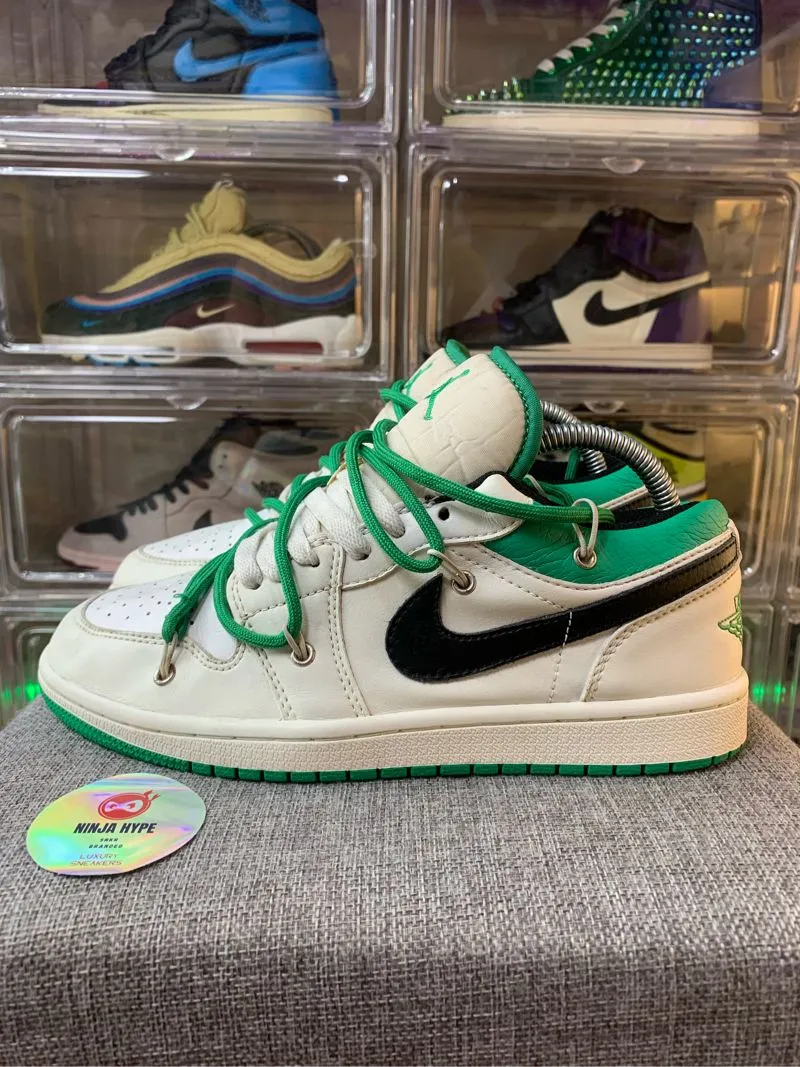 AIR JORDAN 1 LOW LUCKY TUMBLED LEATHER OFF WHITE AIR JORDAN  photo 1