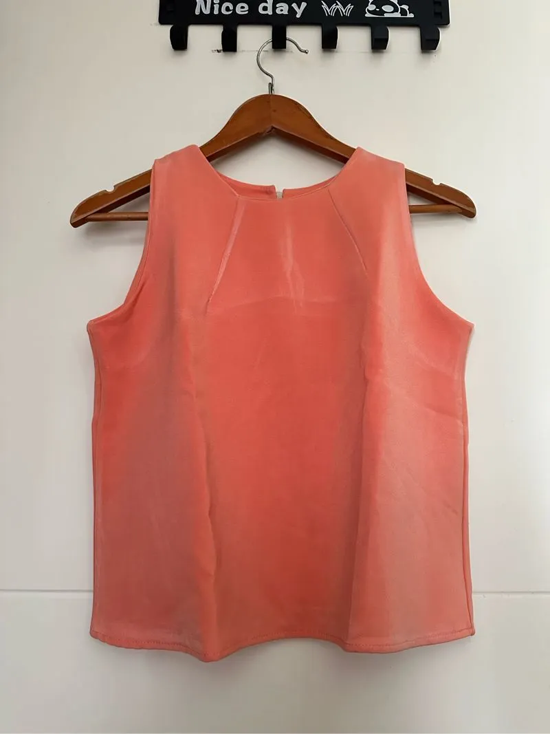 Crop tank top peach photo 1