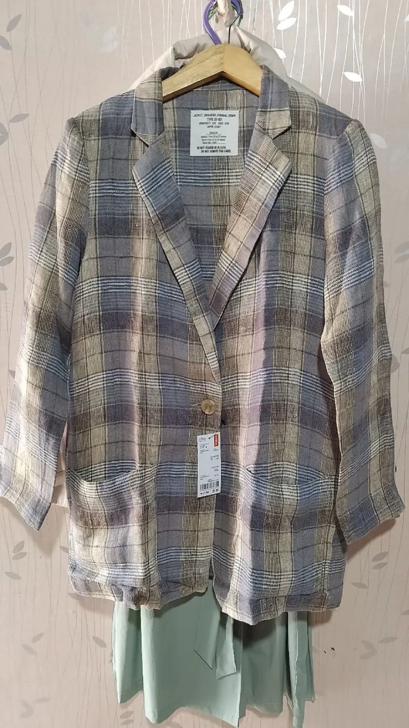 Blazer tartan daily murce bagus adem photo 1