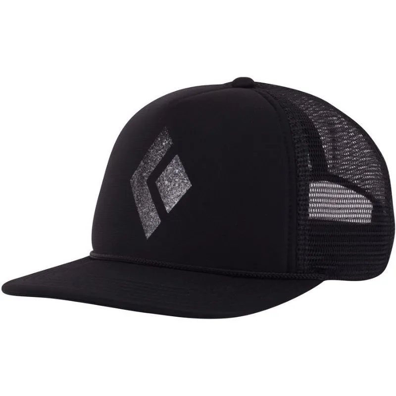 BLACK DIAMOND TRUCKER HAT BLACK BIG LOGO photo 1