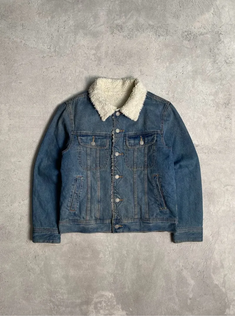 Unikkloh GU Trucker Sherpa Denim Jacket photo 1