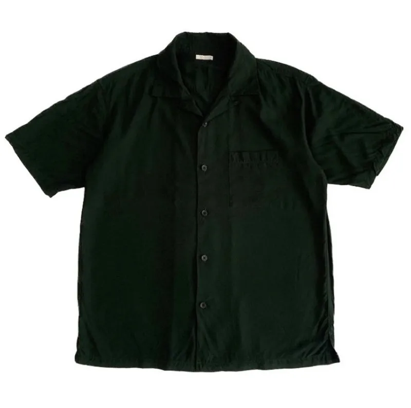Japanese brand Indie Casual Casual shirt Pria green photo 1