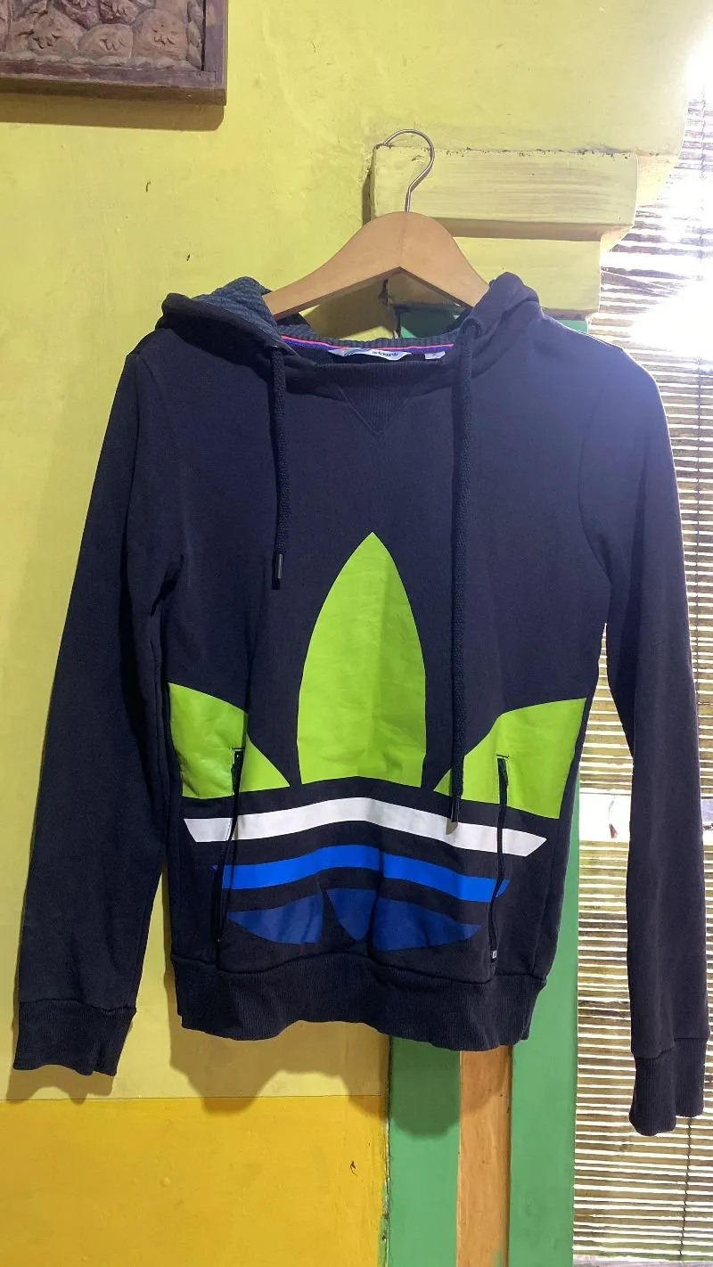 Hoodie Adidas big logo. photo 1