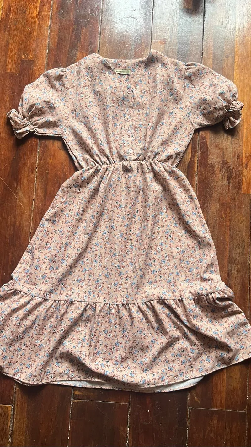 🌷 Dijual Dress Floral Vintage – Sweet & Feminine Look 🌷 photo 1