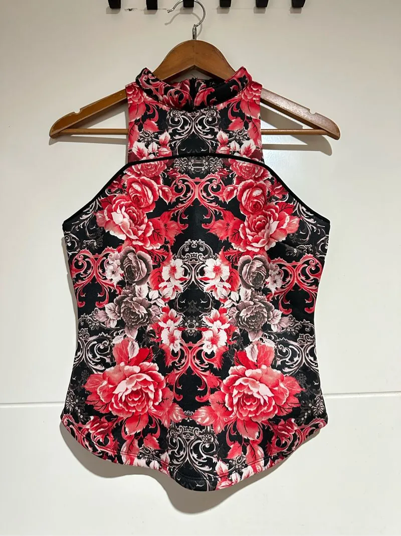 Zalora atasan cheongsam tanpa tangan photo 1