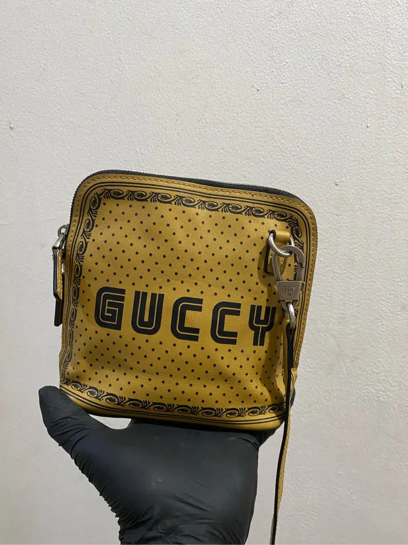 Gucci sega slingbag mini yellow good quality photo 1