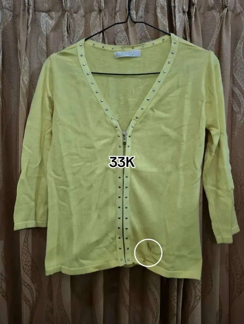Casual Cardigan Wanita yellow photo 1