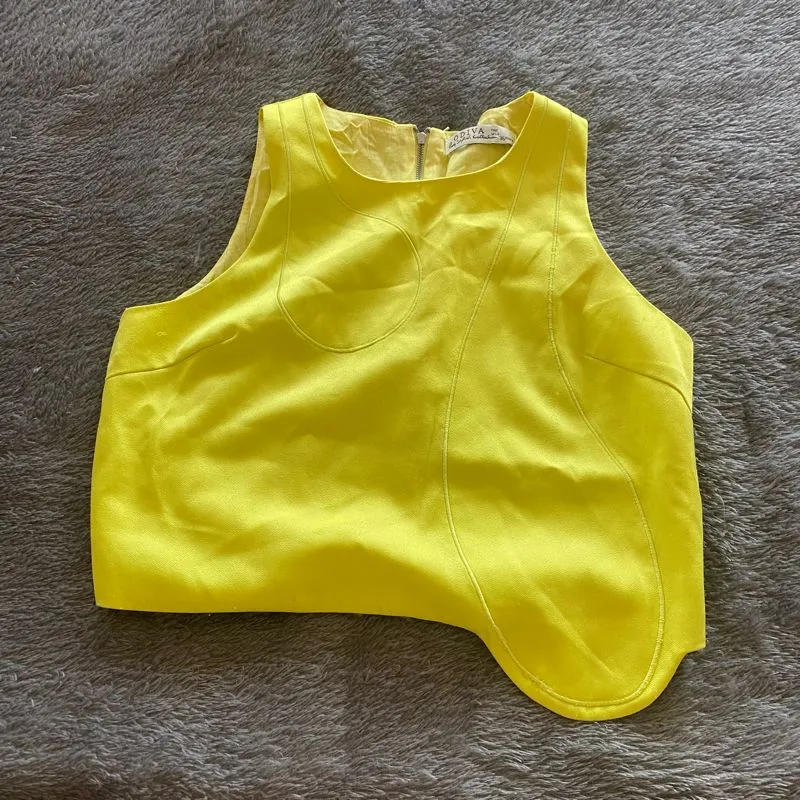 Casual Shirt Wanita yellow photo 1