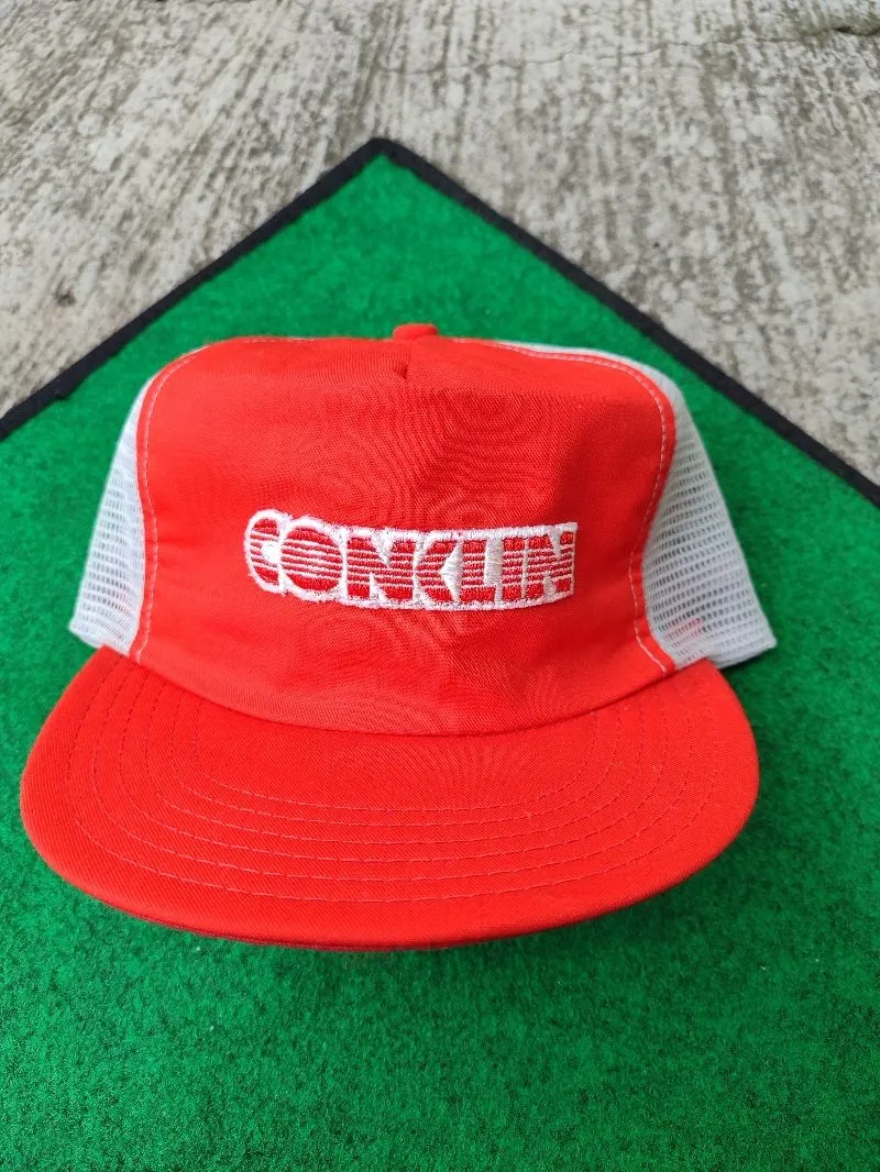 Vtg Trucker Hat Conklin photo 1