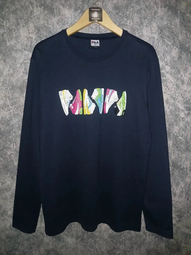 Tshirt Fila Longsleeve art shoes size L photo 1