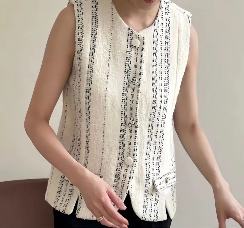 Jii Gloria Livi Blouse Oreo Tweed not Zara photo 1