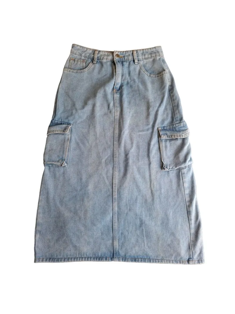 Rok jeans wanita photo 1