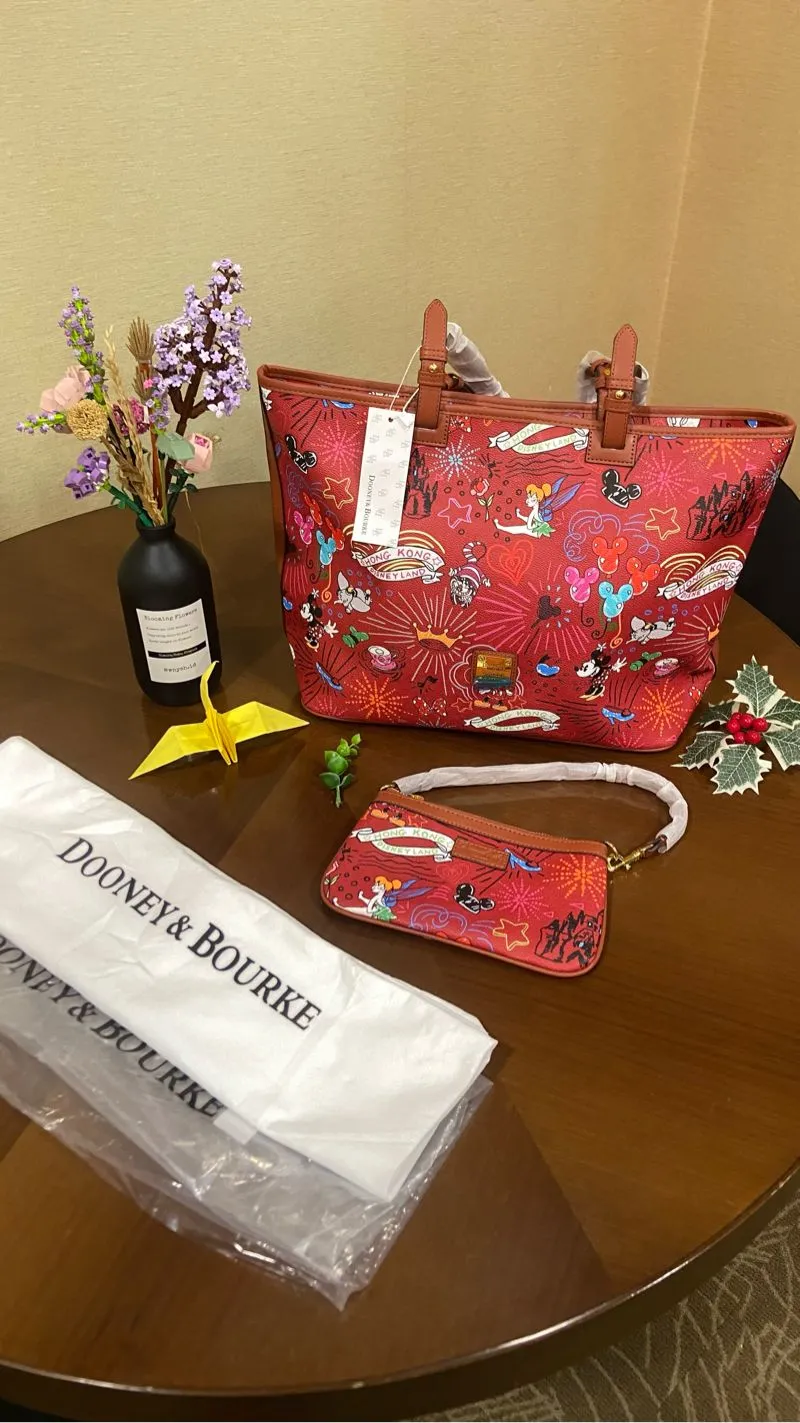 Dooney Bourke totte red bag X Disney