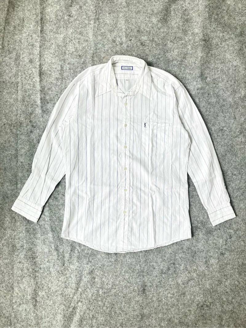 Yves Saint Laurent classic stripes button up shirt photo 1