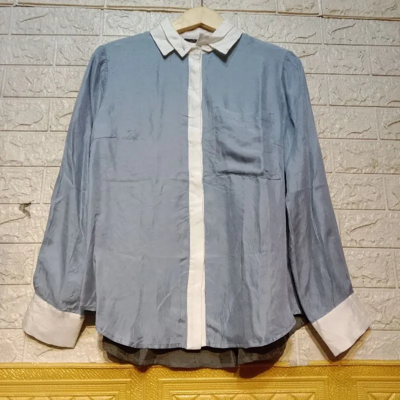 kemeja blouse wanita super premium photo 1
